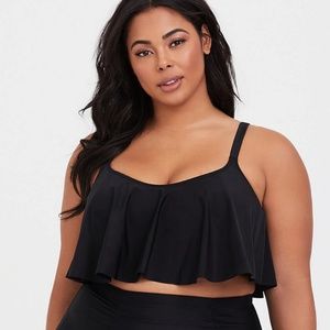 Torrid Flounce Bikini Top - Size 1 🖤
